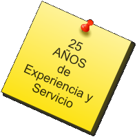 25 AÑOS de Experiencia y Servicio